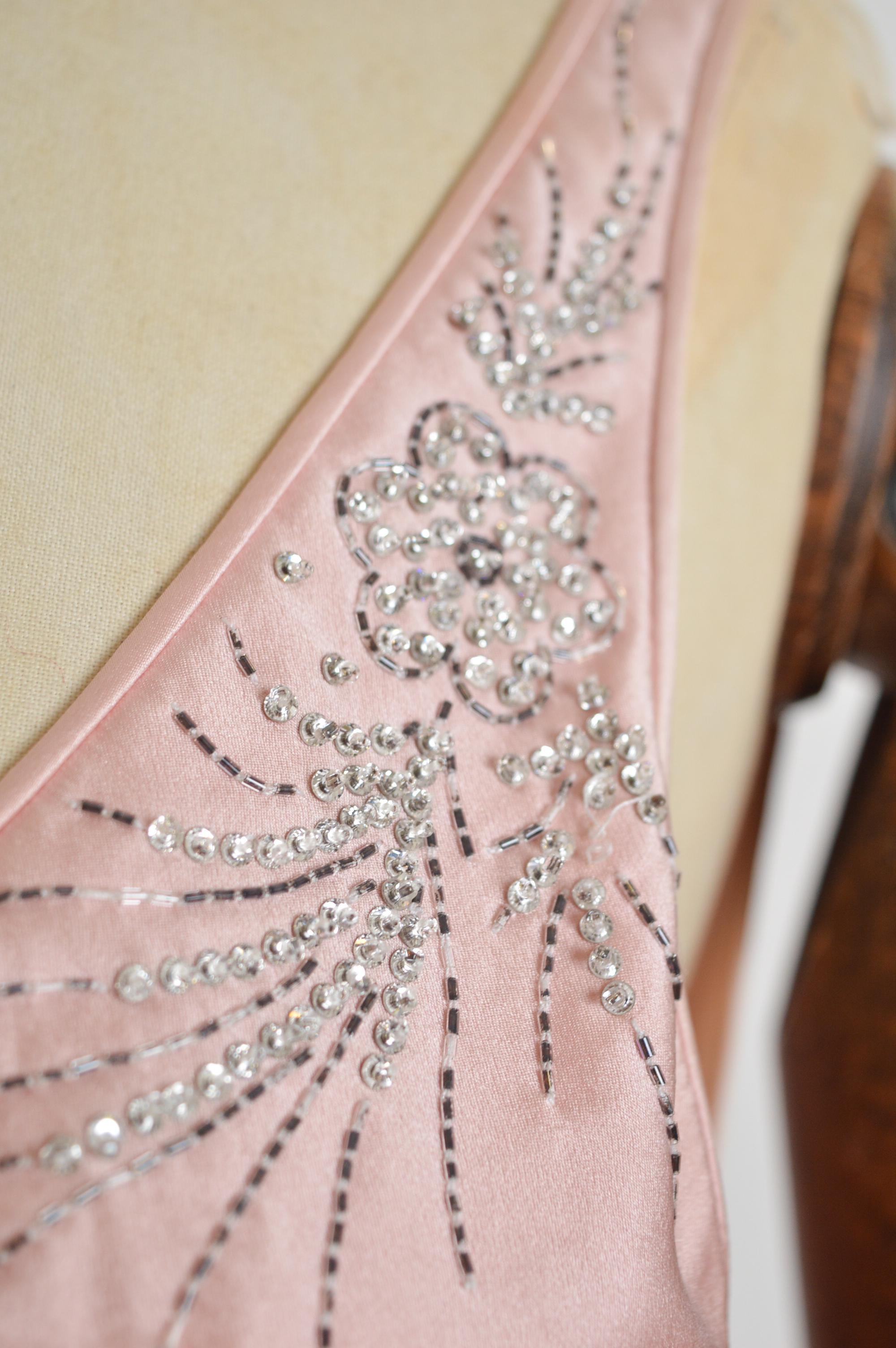 Women's Fall / Winter 2004 Christian Dior by John Galliano Ballet Pink Silk beaded Dress