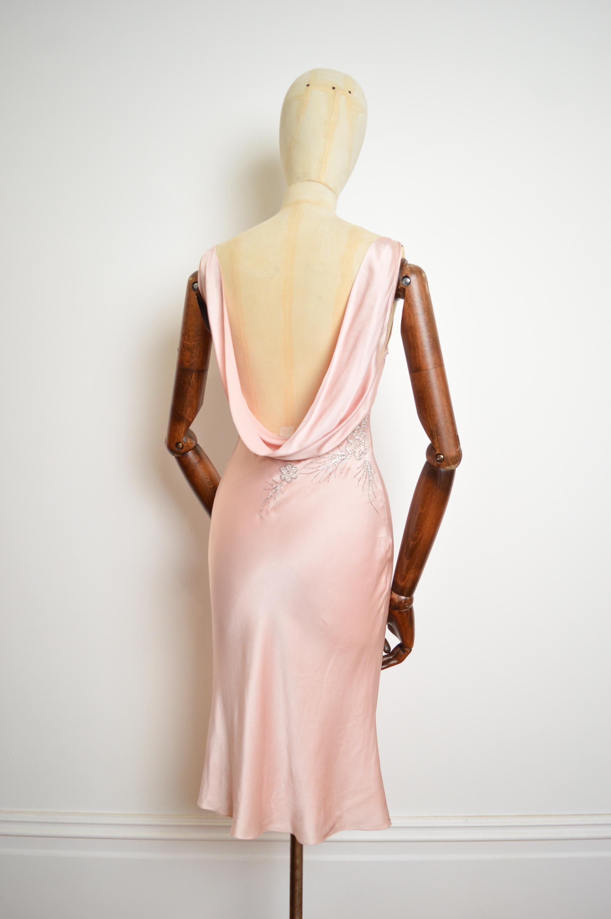 Fall / Winter 2004 Christian Dior by John Galliano Ballet Pink Silk beaded Dress 1