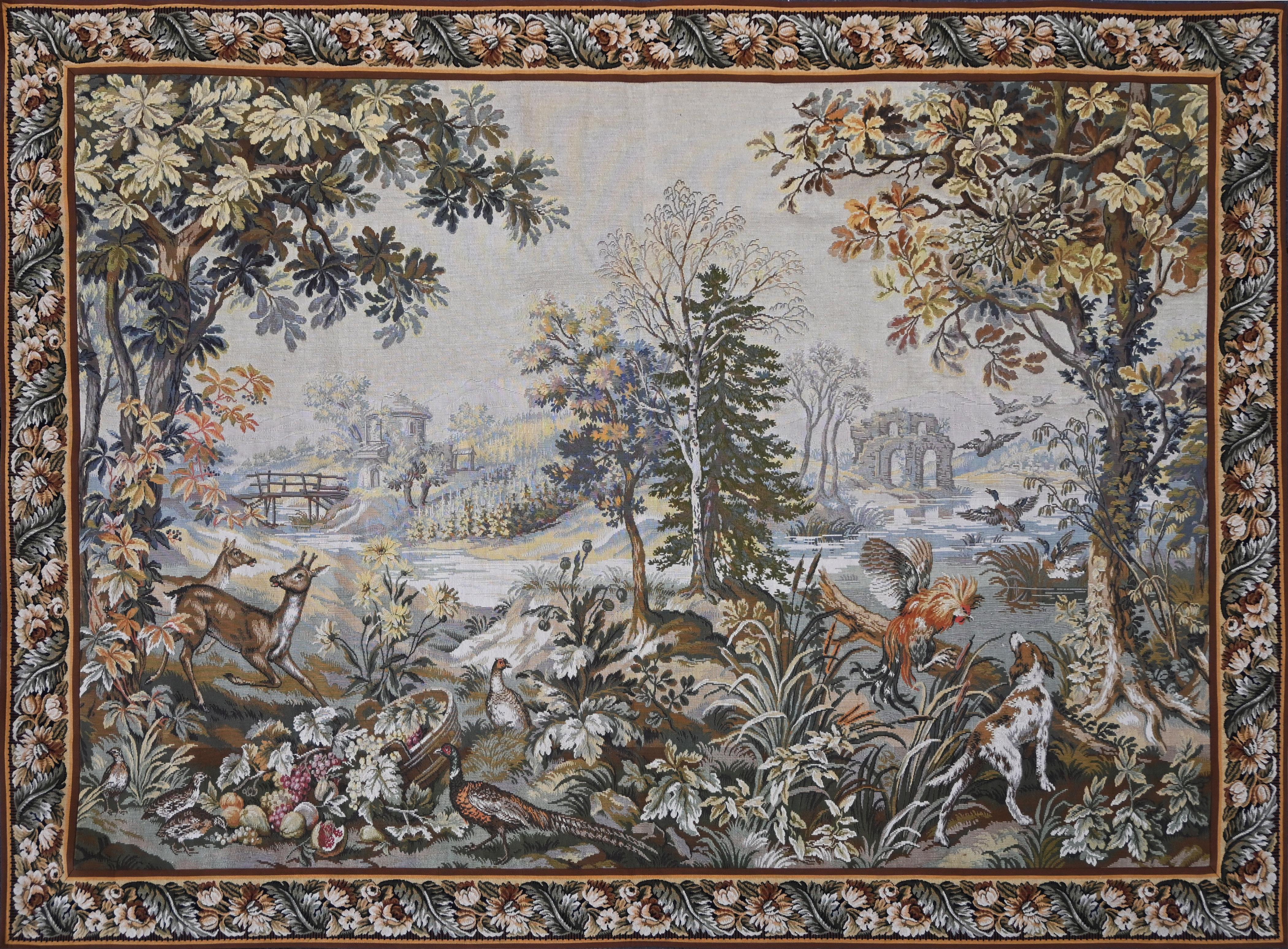 Fall-winter, French Tapestry Jacquard in Gobelins Stitch - 225lx160h - No. 1457 4