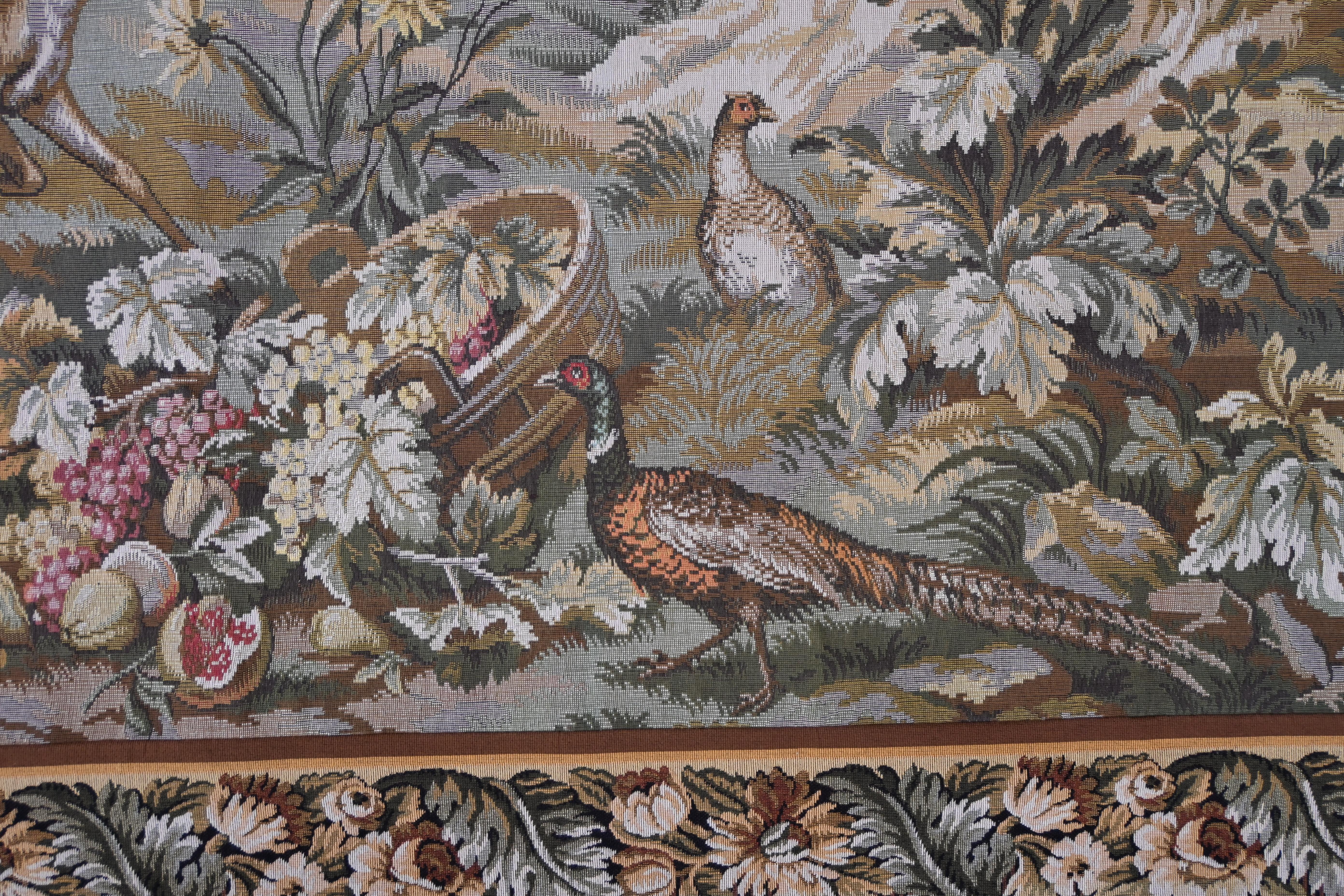 Aubusson Fall-winter, French Tapestry Jacquard in Gobelins Stitch - 225lx160h - No. 1457