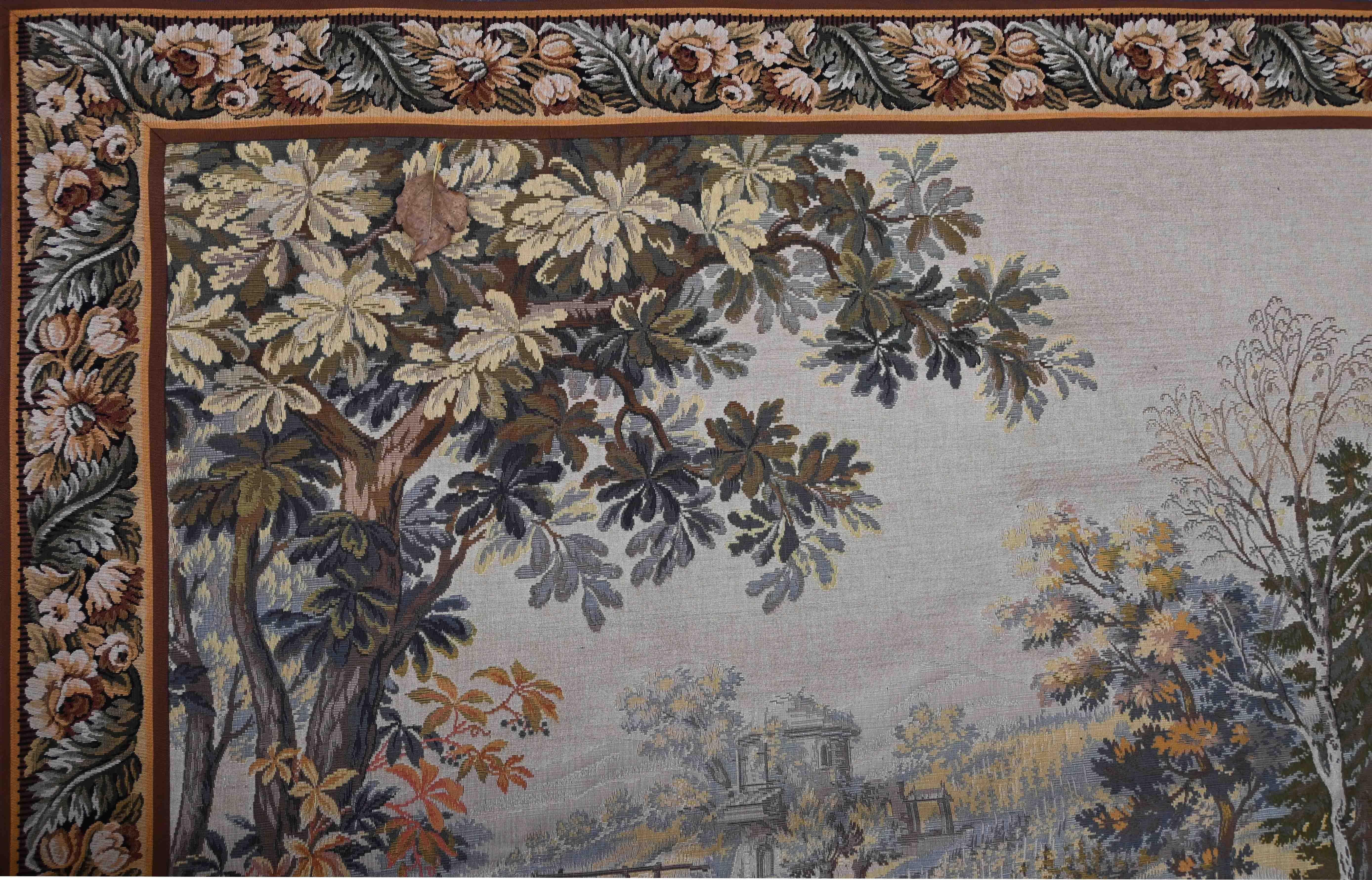 Mid-20th Century Fall-winter, French Tapestry Jacquard in Gobelins Stitch - 225lx160h - No. 1457