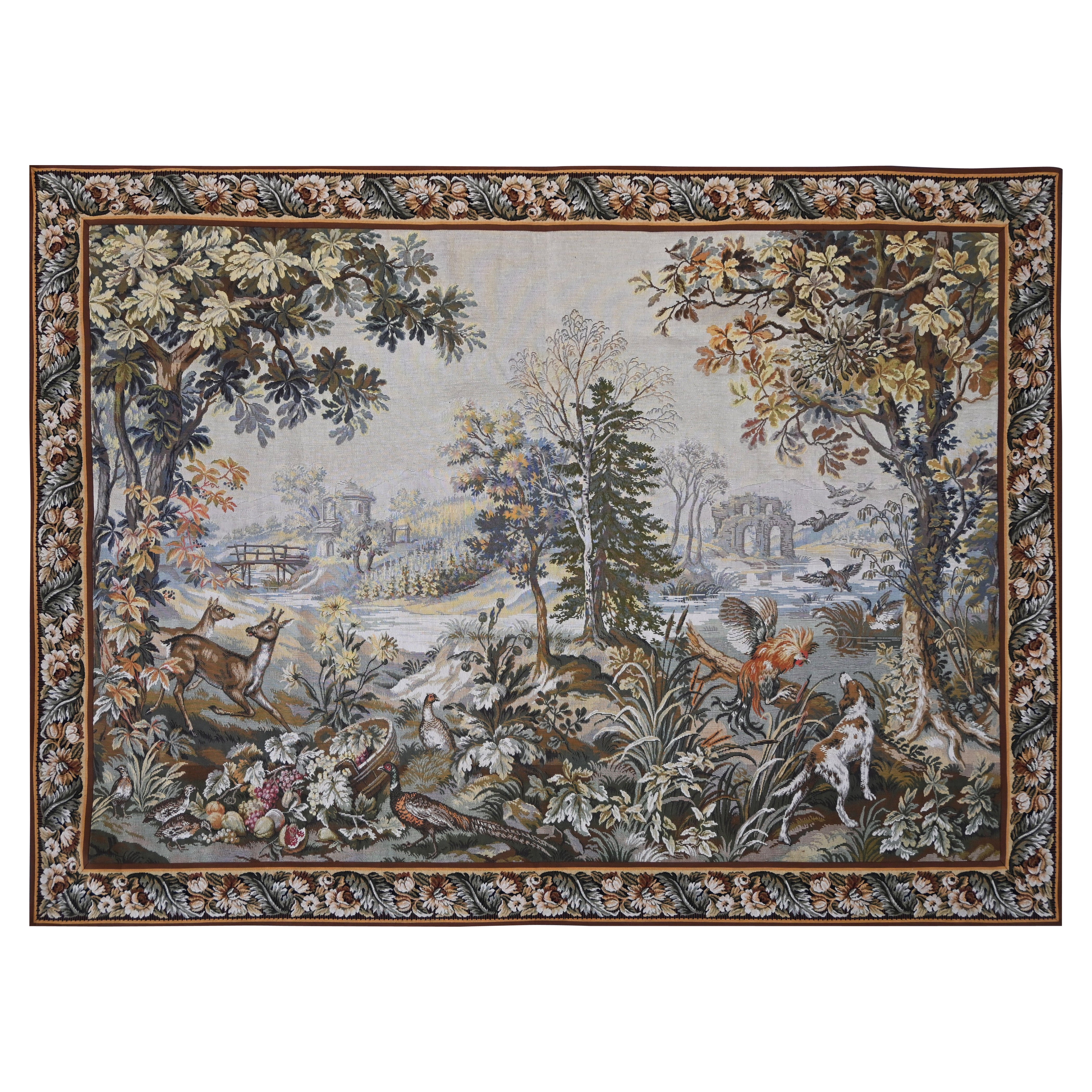Fall-winter, French Tapestry Jacquard in Gobelins Stitch - 225lx160h - No. 1457