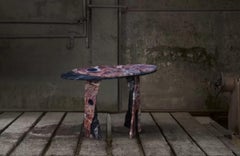 Fallen Empire Marble Console by Serafini