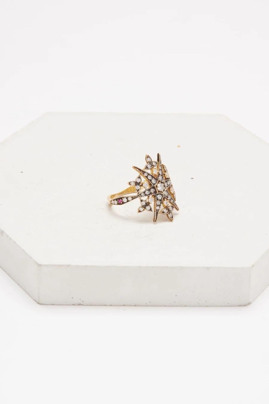 Baroque Fallen Star Ring For Sale