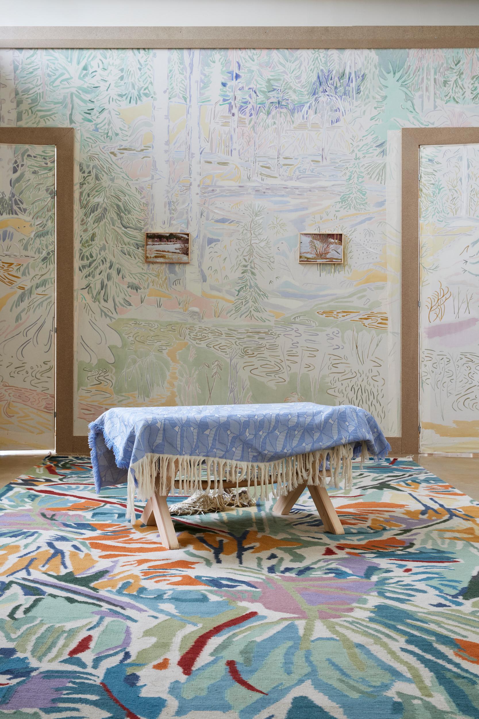 Lana Tappeto Falling Forest di Studio A in vendita