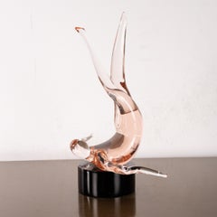 Falling Man II – Rarest Formia Murano Hand-Blown Glass Sculpture – Collectible
