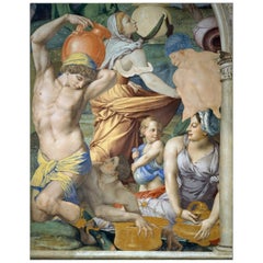 Falling of the Manna, after Renaissance Oil Painting by Agnolo Bronzino