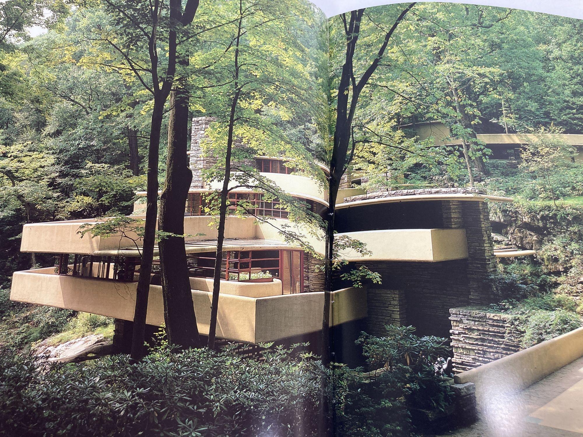Fallingwater, a Frank Lloyd Wright Country House 1986 1st Ed. Large Hardcover B For Sale 5