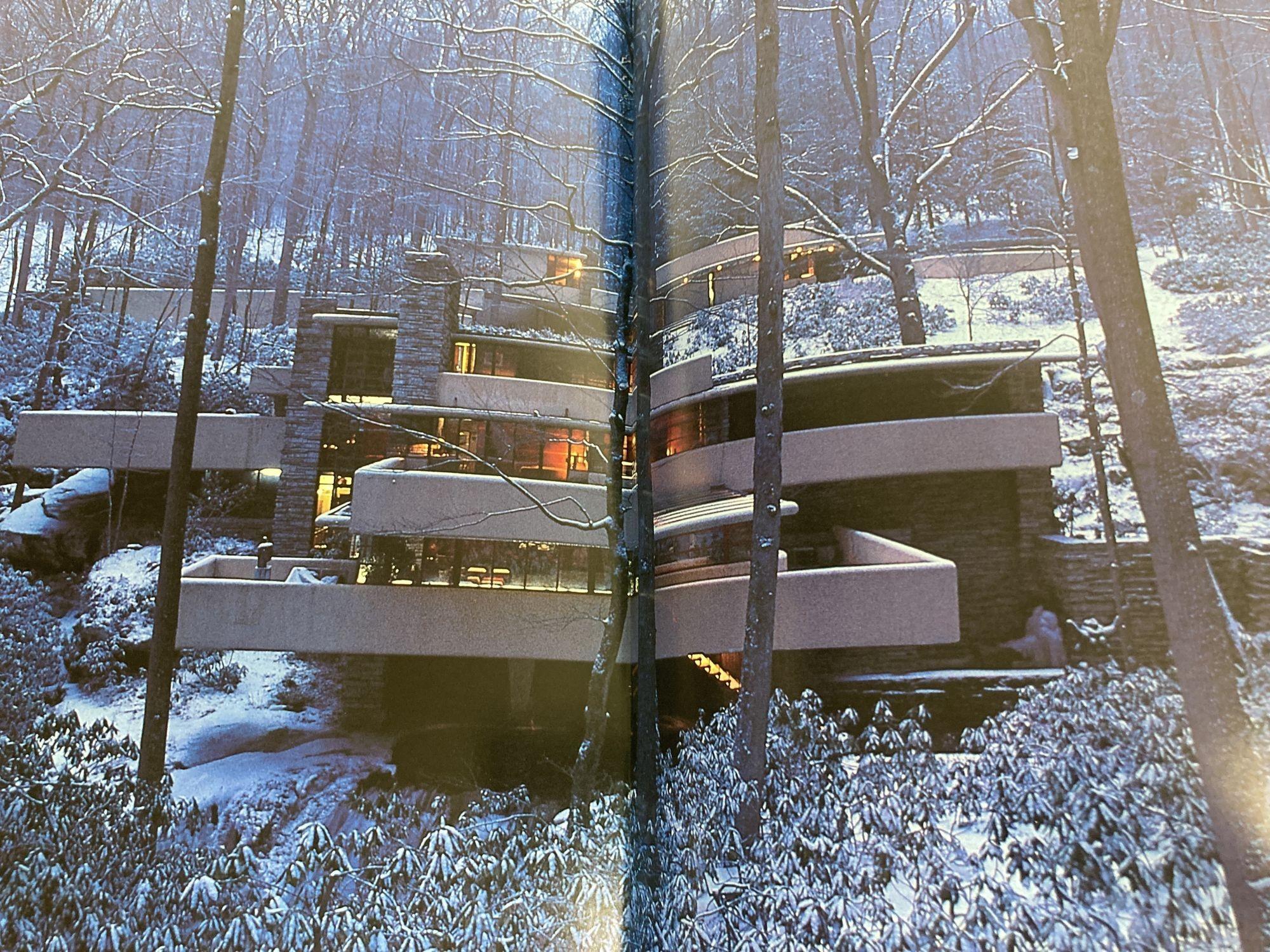Fallingwater, a Frank Lloyd Wright Country House 1986 1st Ed. Large Hardcover B For Sale 8