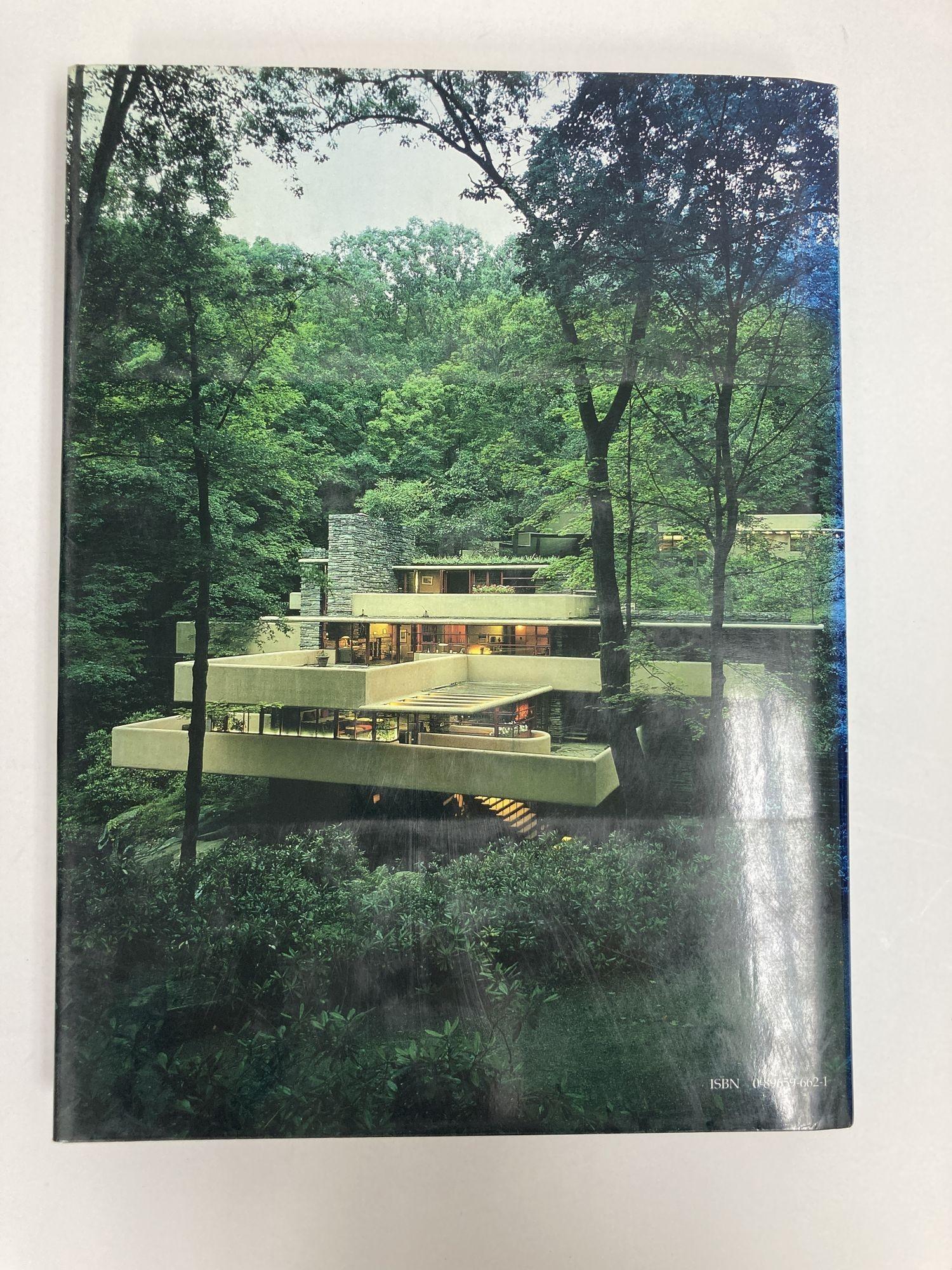 Américain Fallingwater, a Frank Lloyd Wright Country House 1986, 1st Ed. Grand livre relié B en vente