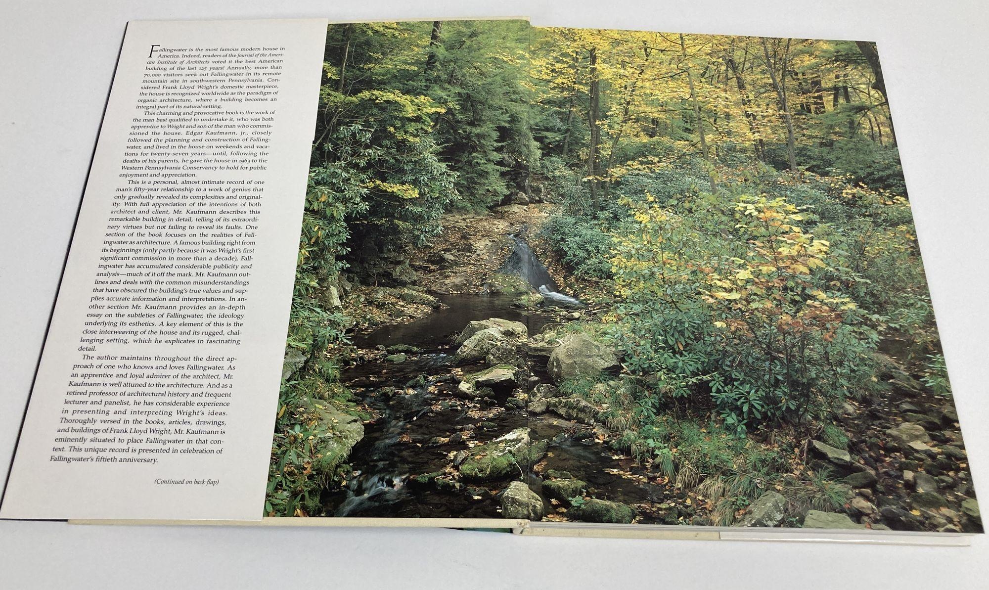 American Fallingwater, a Frank Lloyd Wright Country House 1986 1st Ed. Large Hardcover B For Sale