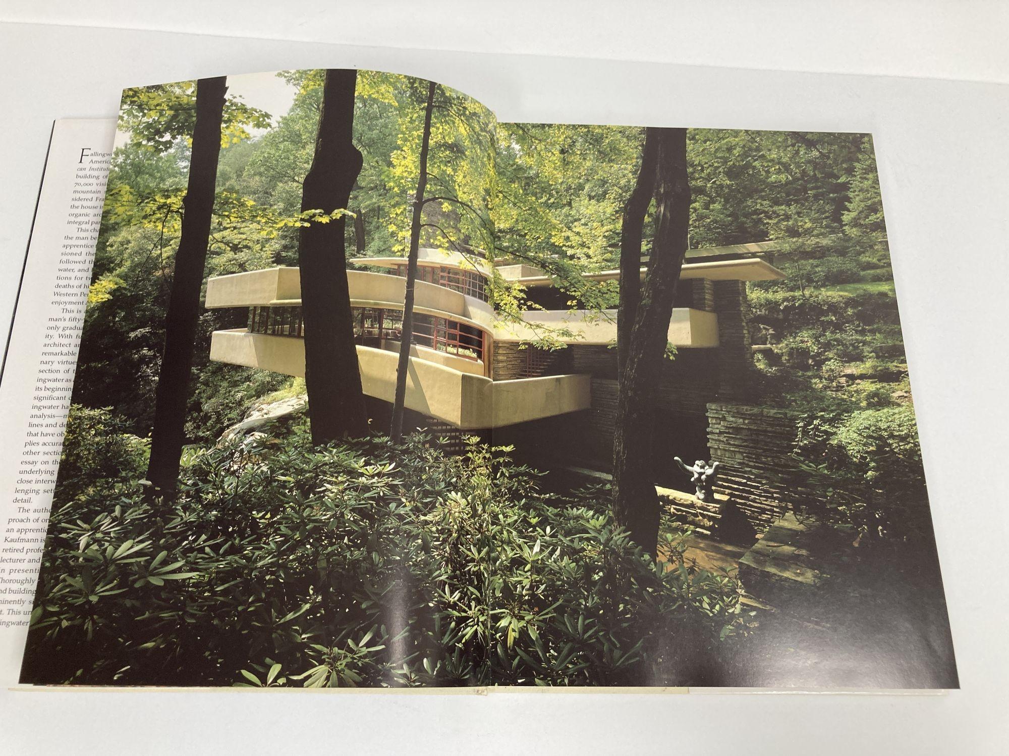 20th Century Fallingwater, a Frank Lloyd Wright Country House 1986 1st Ed. Large Hardcover B For Sale