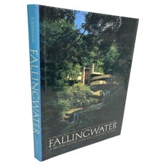 Vintage Fallingwater, a Frank Lloyd Wright Country House 1986 1st Ed. Large Hardcover B