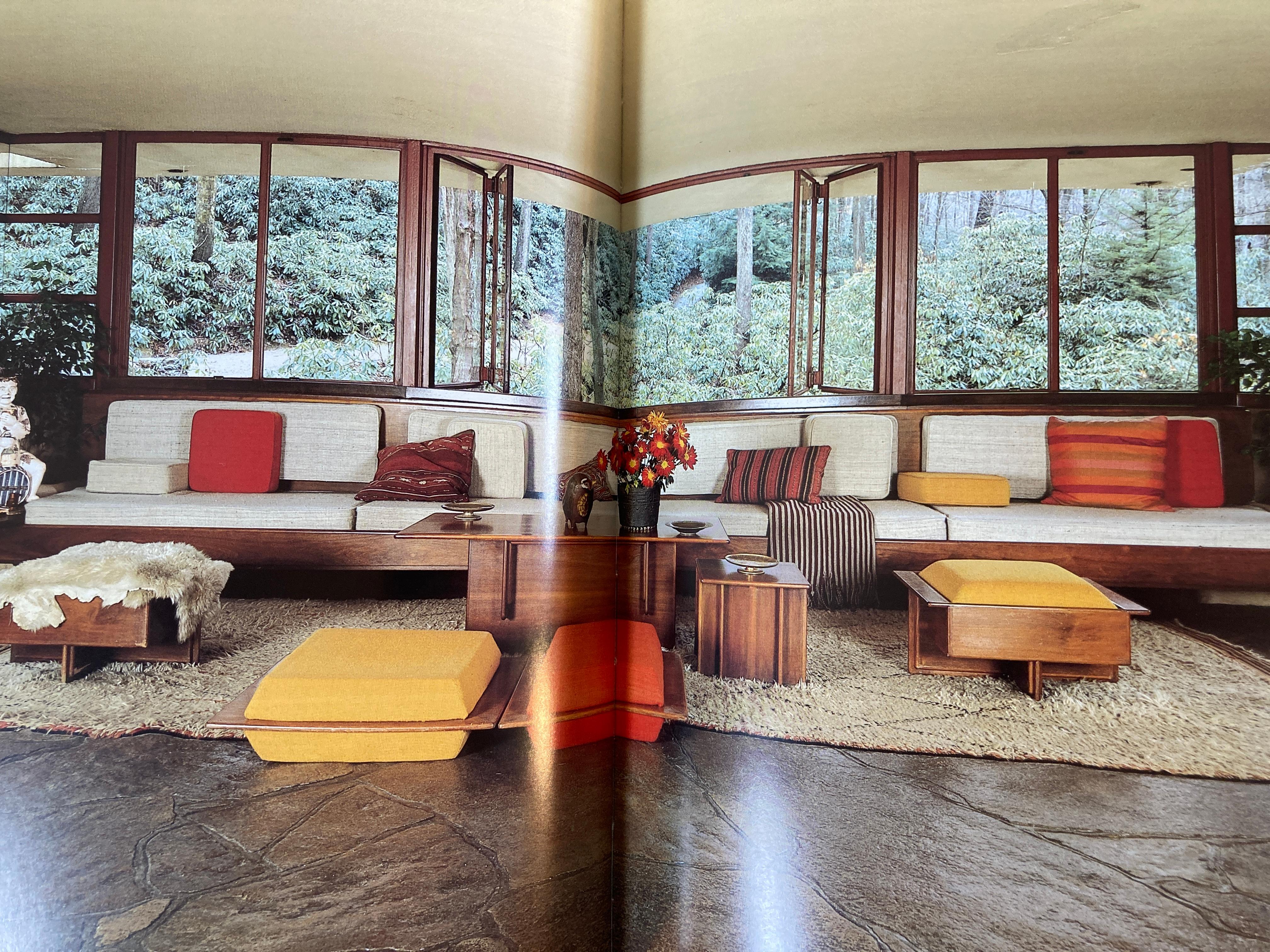 Fallingwater A Frank Lloyd Wright Country House by Edgar Kaufmann Book, 1986 In Good Condition For Sale In North Hollywood, CA