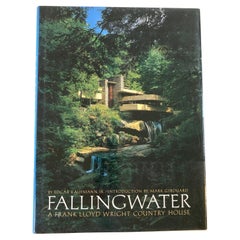 Livre Fallingwater A Frank Lloyd Wright Country House d'Edgar Kaufmann, 1986