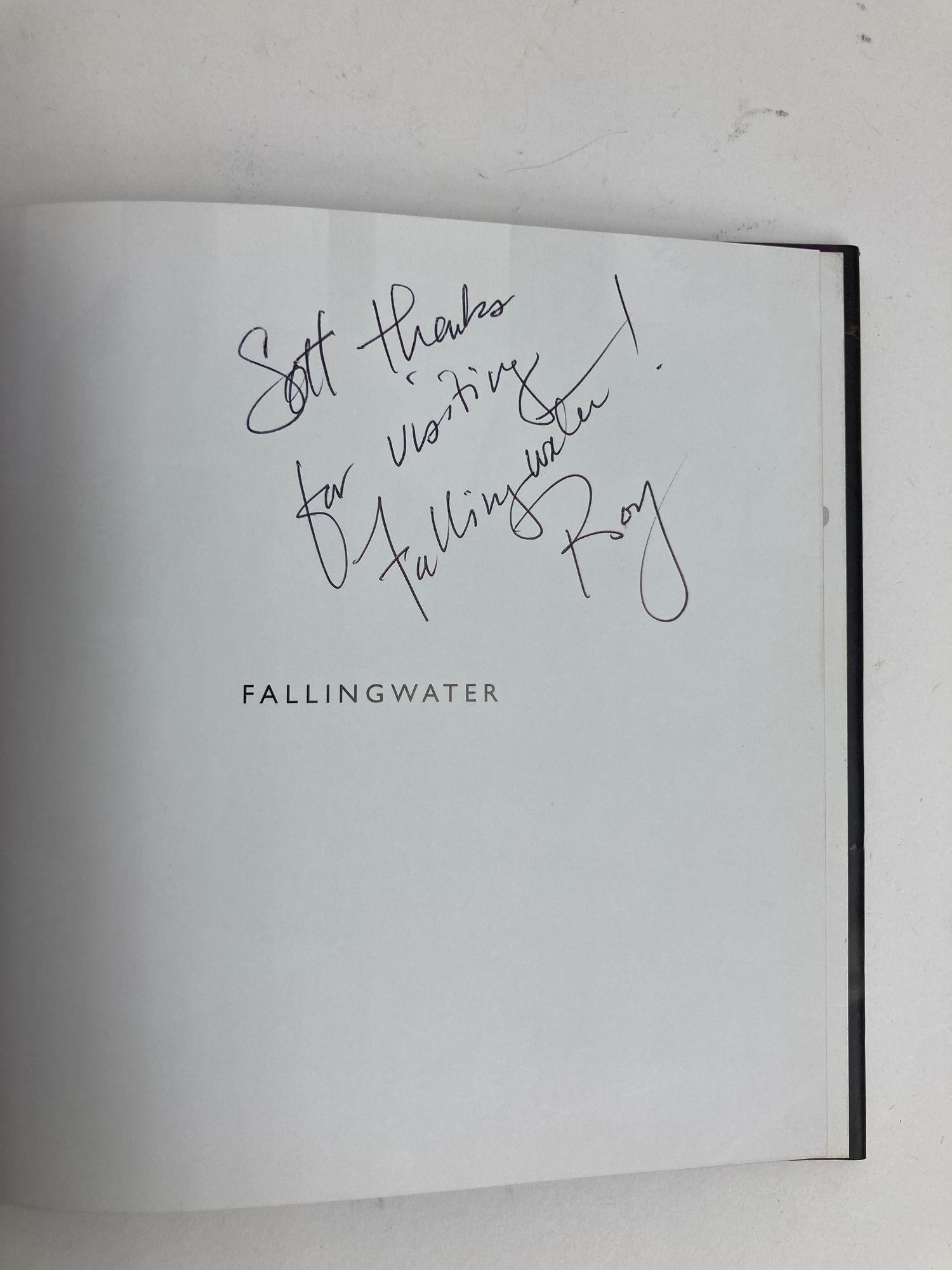20th Century Fallingwater Frank Lloyd Wright's Romance with Nature Signed by Lynda S Waggoner For Sale