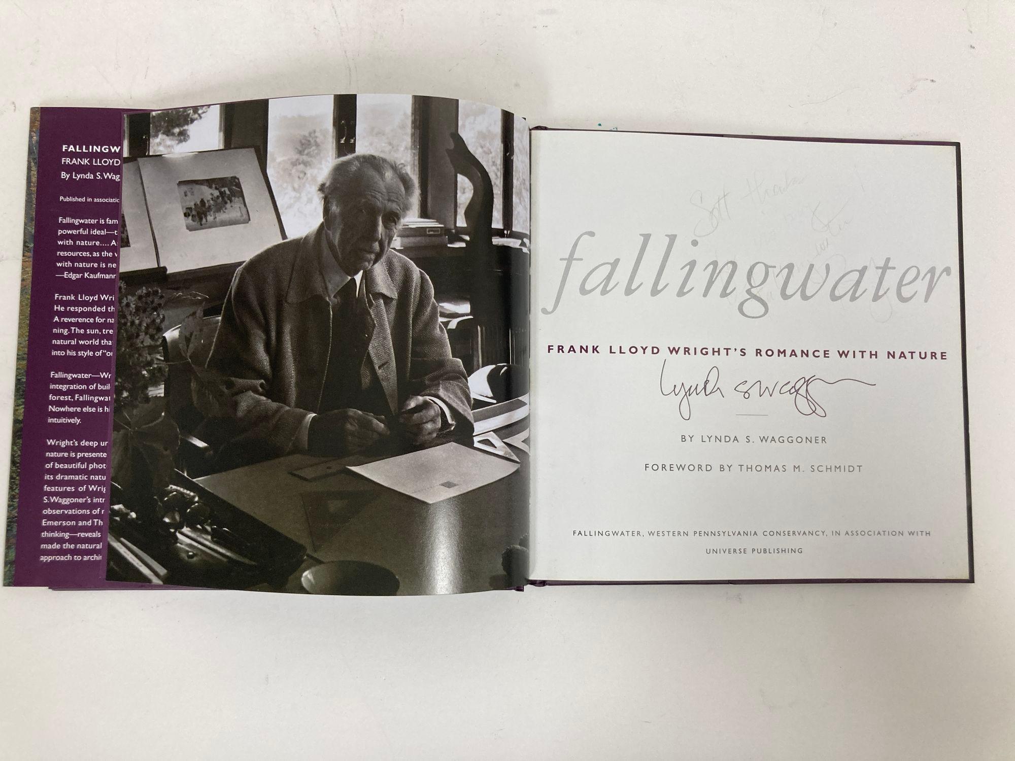 Paper Fallingwater Frank Lloyd Wright's Romance with Nature Signed by Lynda S Waggoner For Sale