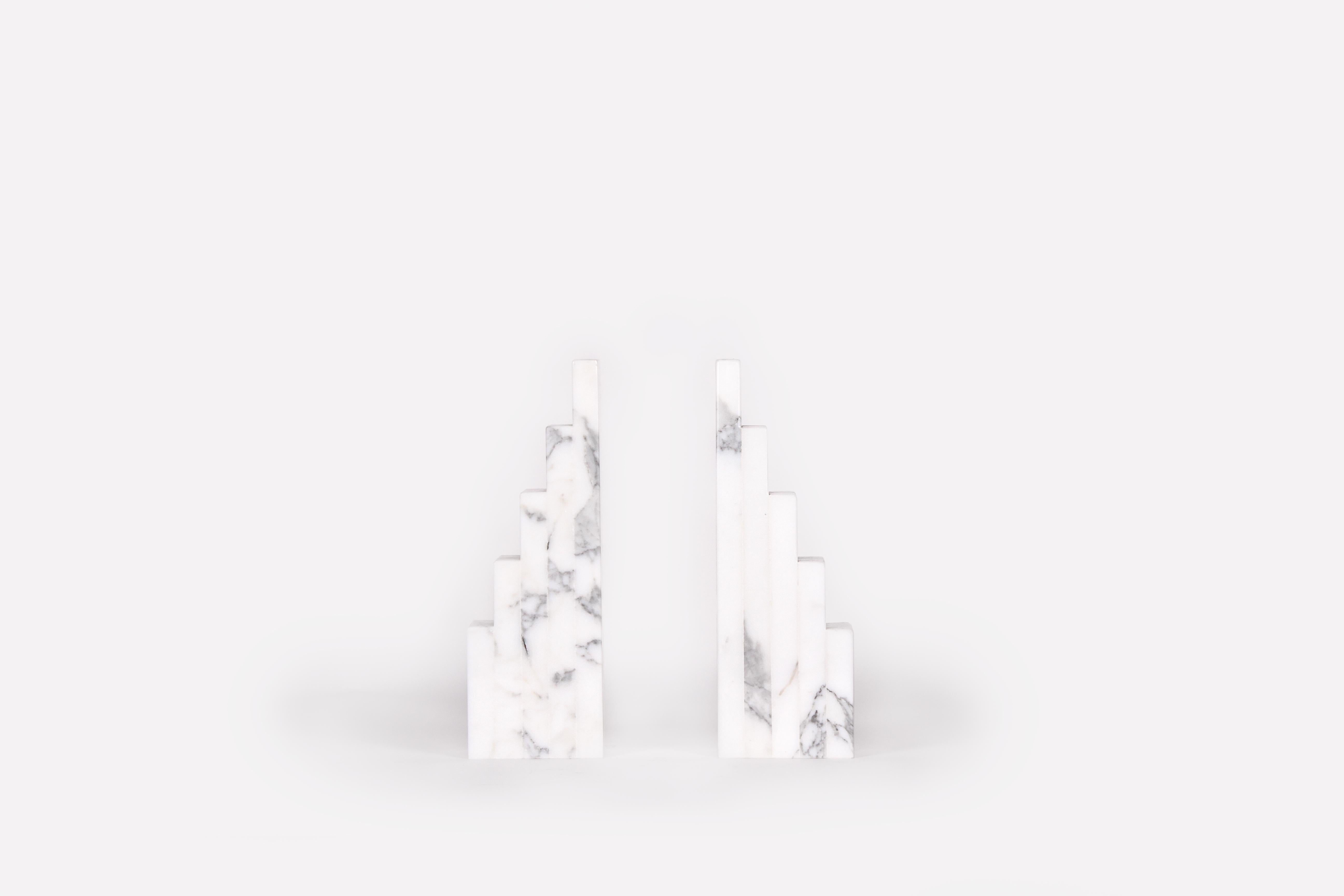 The (wh)ORE HAüS STUDIOS small goods collection was made for those that wanted to experience the (wh)ORE HAüS brand without committing to our larger pieces. Our Fallon Marble Bookends are made out of solid marble and can be styled in all kinds of