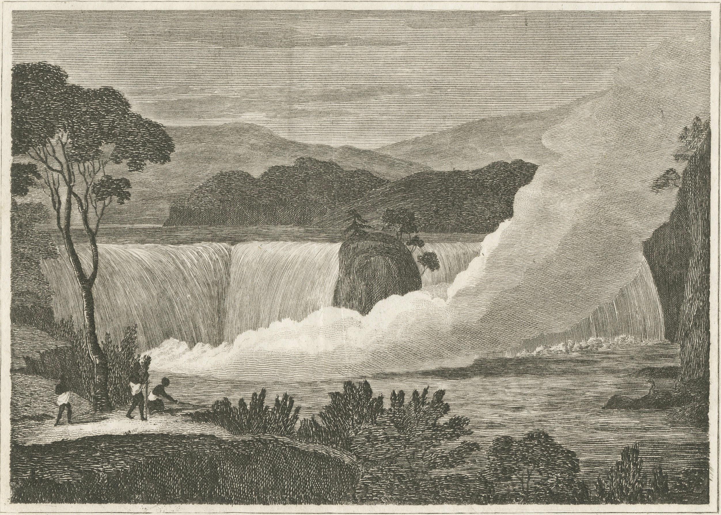 Falls of Niagara, River St. Lawrence, Canada – Engraving Published in 1816