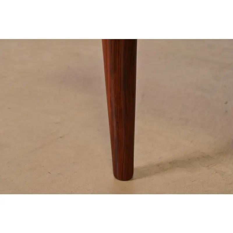 Tavolo da pranzo allungabile in teak moderno Falster a forma di barca, appena rifinito in vendita 5