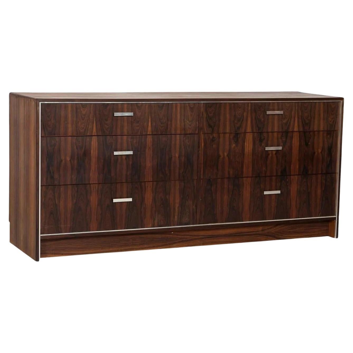 Falster Maurice Villency Brazilian Rosewood Danish Modern Credenza Large Dresser For Sale