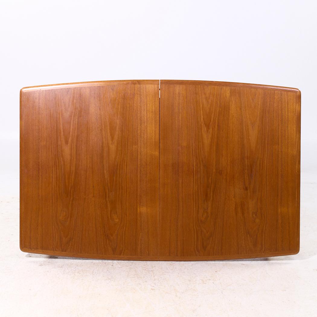 Falster Møbelfabrik MCM Table de salle à manger à rallonges avec 2 rallonges en vente 3