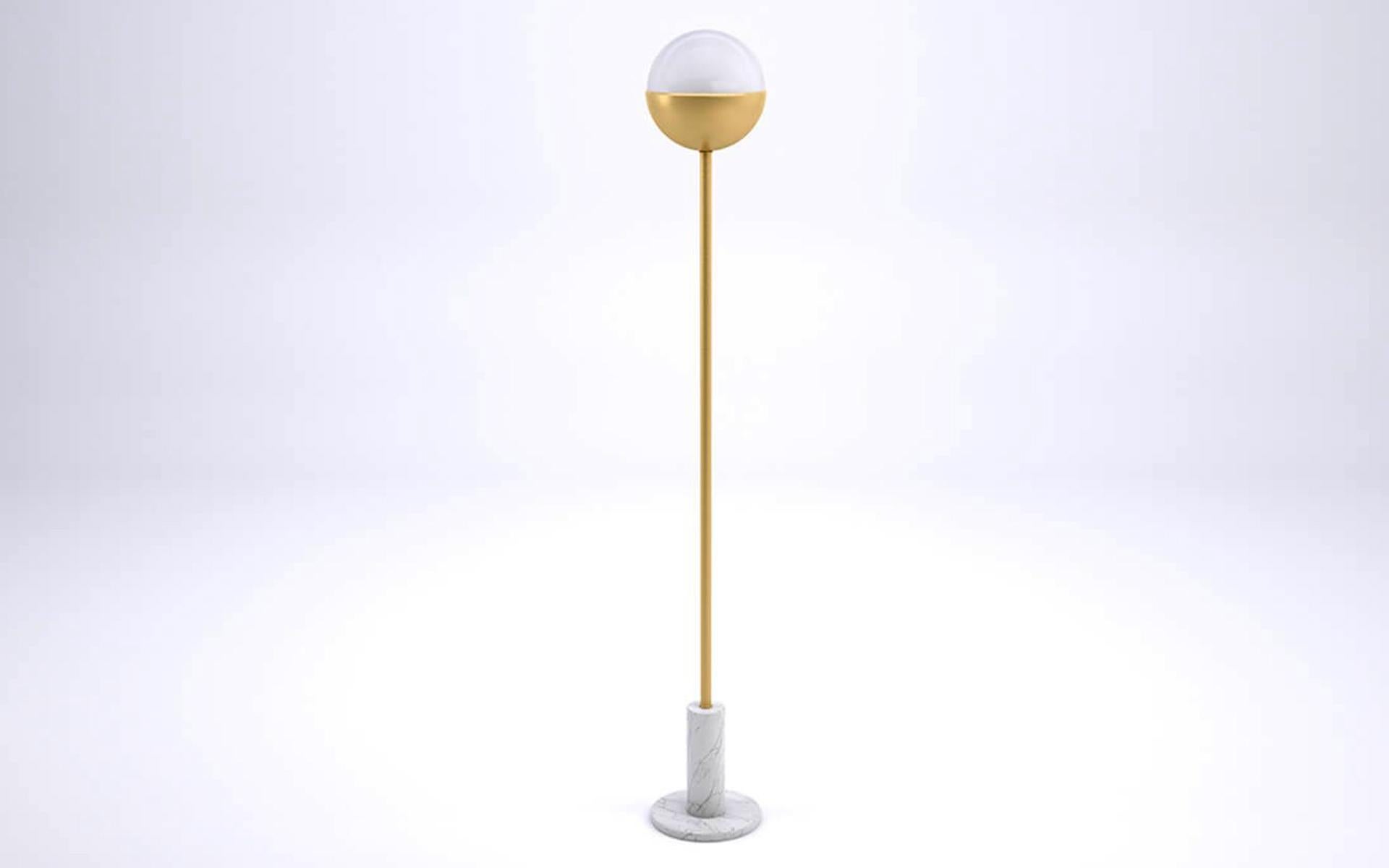 Turkish Famed Floor Lamp by Lagu For Sale