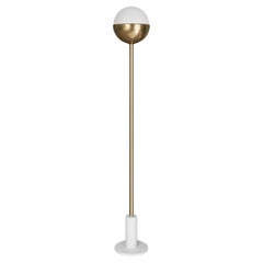 Famed Floor Lamp, Carrara Marble Leg