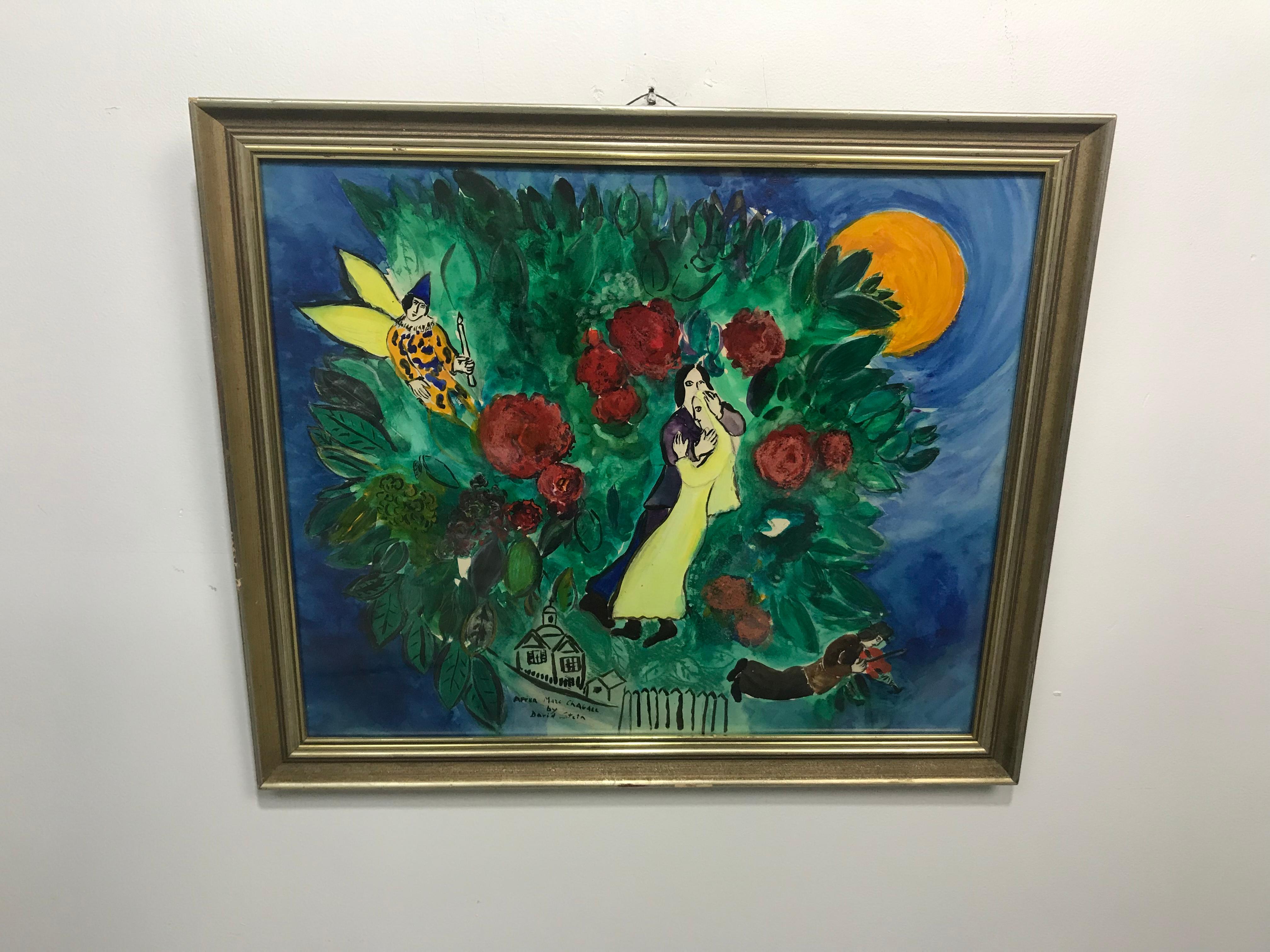 French Famed Forgery Artist David Stein, Tribute to Marc Chagall