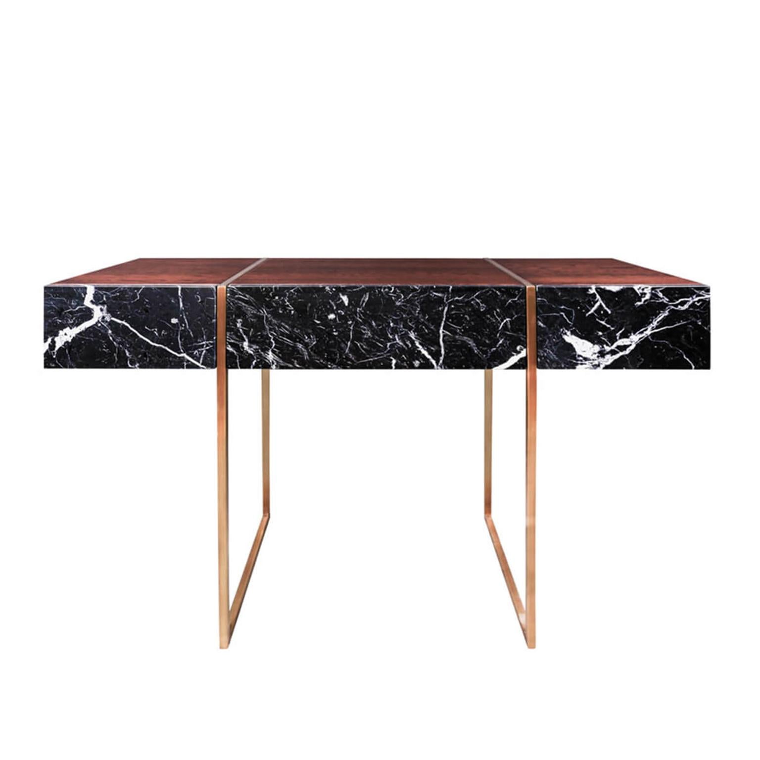 XXI secolo e contemporaneo Famosa credenza con cassetti in ottone e marmo in vendita