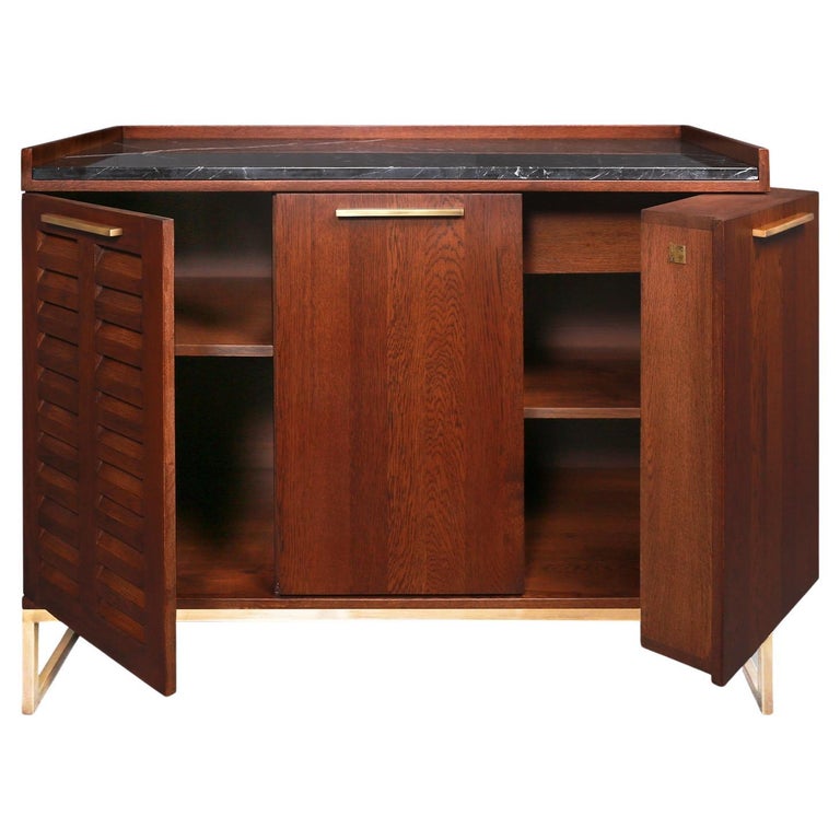 Famed Marble and Wood Liquor Bar For Sale at 1stDibs