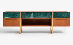 Famed Rainforest Marble TV Cabinet With Drawers by Lagu