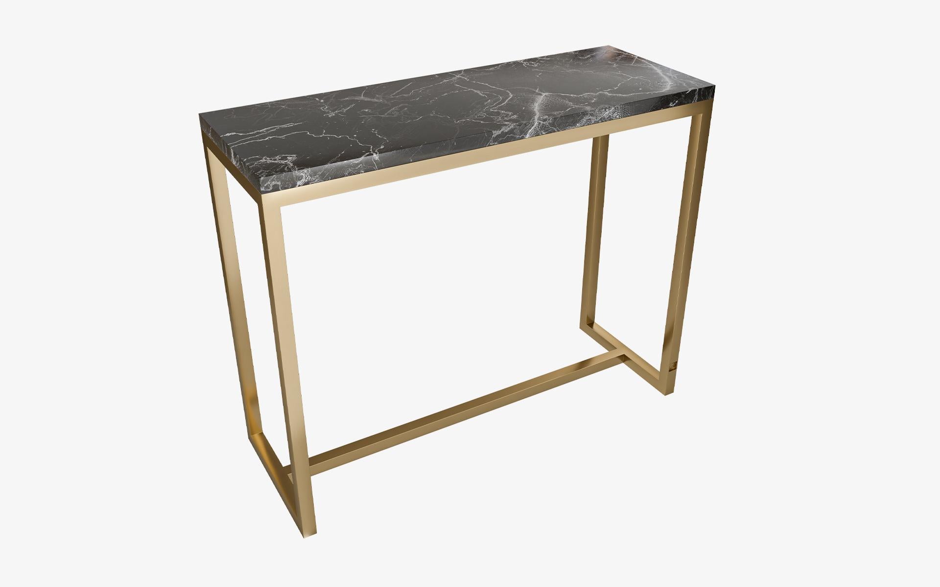 Contemporary Famed Side Table Long For Sale