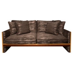 Famed Two Seater Brass Sofa
