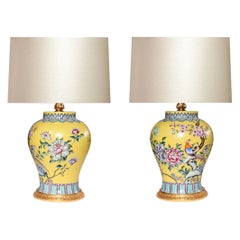 Vintage Familie Verta Porcelain Lamps