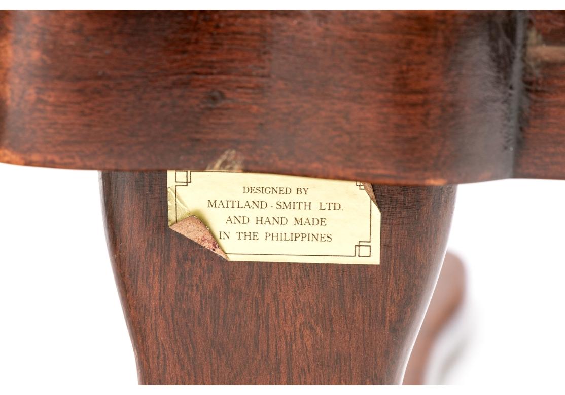 Famille Rose 20th Century Chinese Large Bowl With Maitland Smith Stand For Sale 7