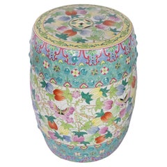 Famille Rose Ceramic Handmade Chinese Garden Stool