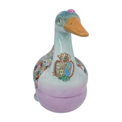 Famille Rose Goose Tureen
