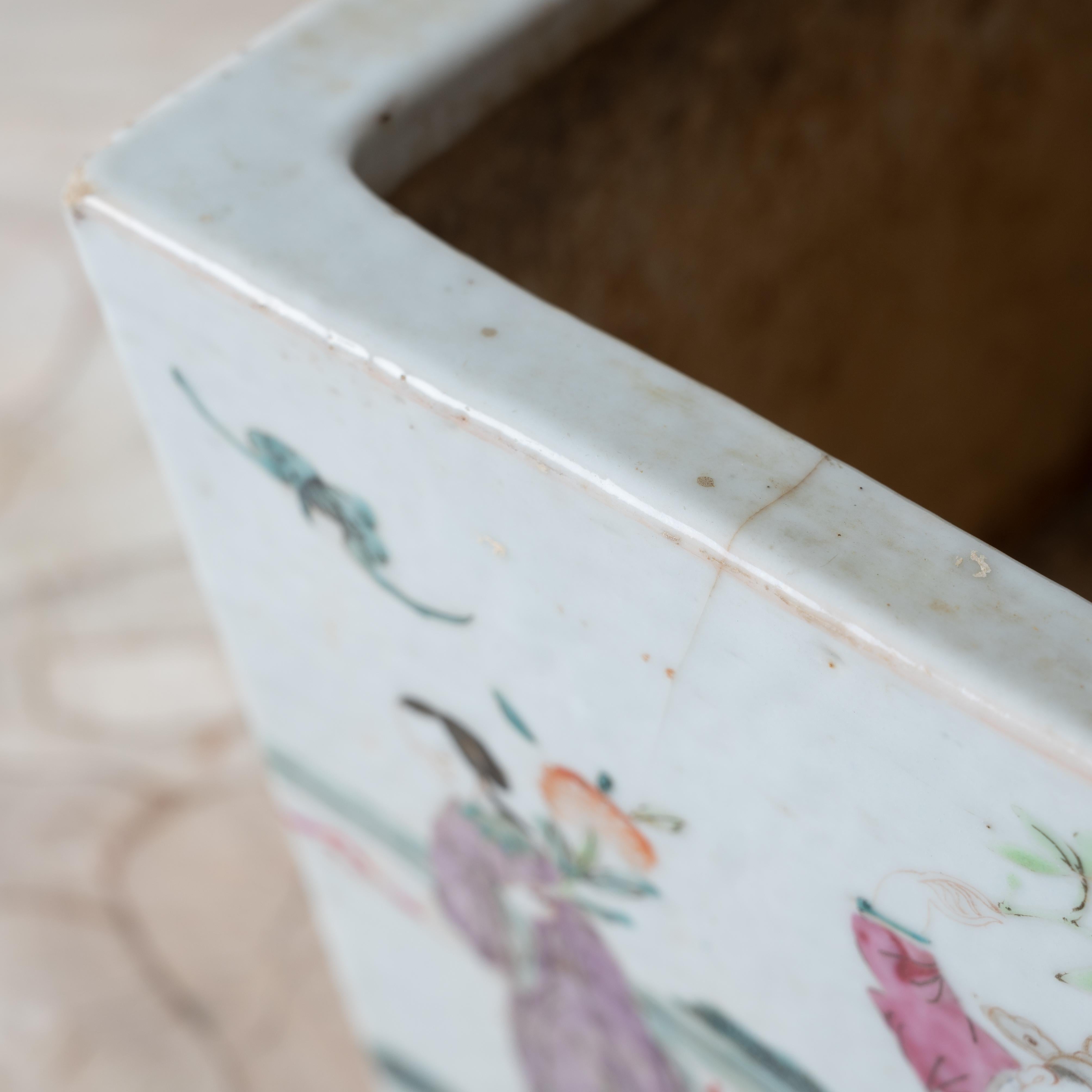 Jardiniere Famille Rose, tarda età Qing in vendita 6