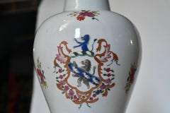 Famille Rose Porcelain Lamps