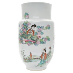 Famille Rose Porcelain Vase, China, End of 19th - beg. of 20th Century