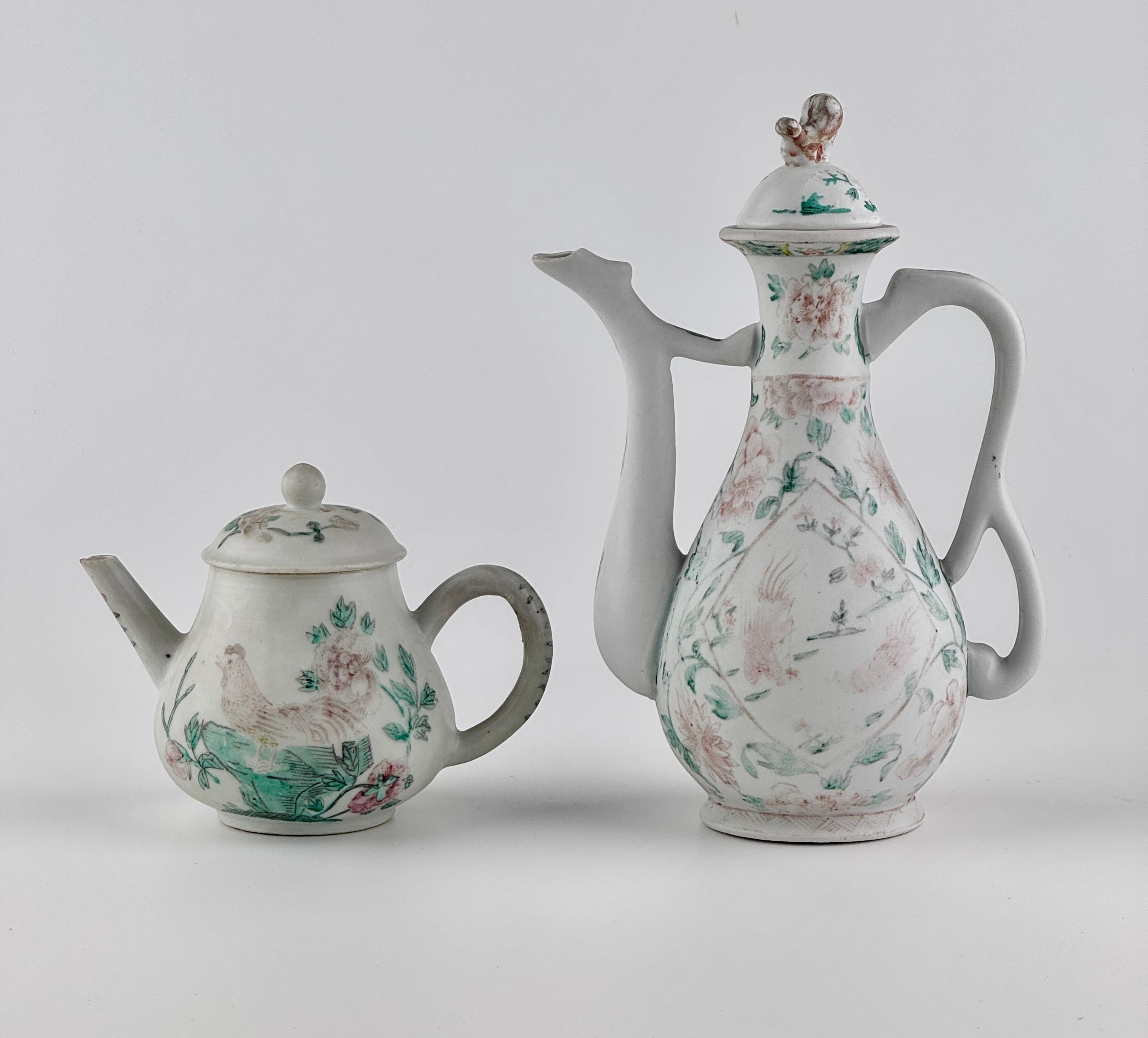 Seltene Famille Rose/Verte Schiffswrack Keramik Set, Qing Dynasty, Yongzheng Ära (Vietnamesisch) im Angebot