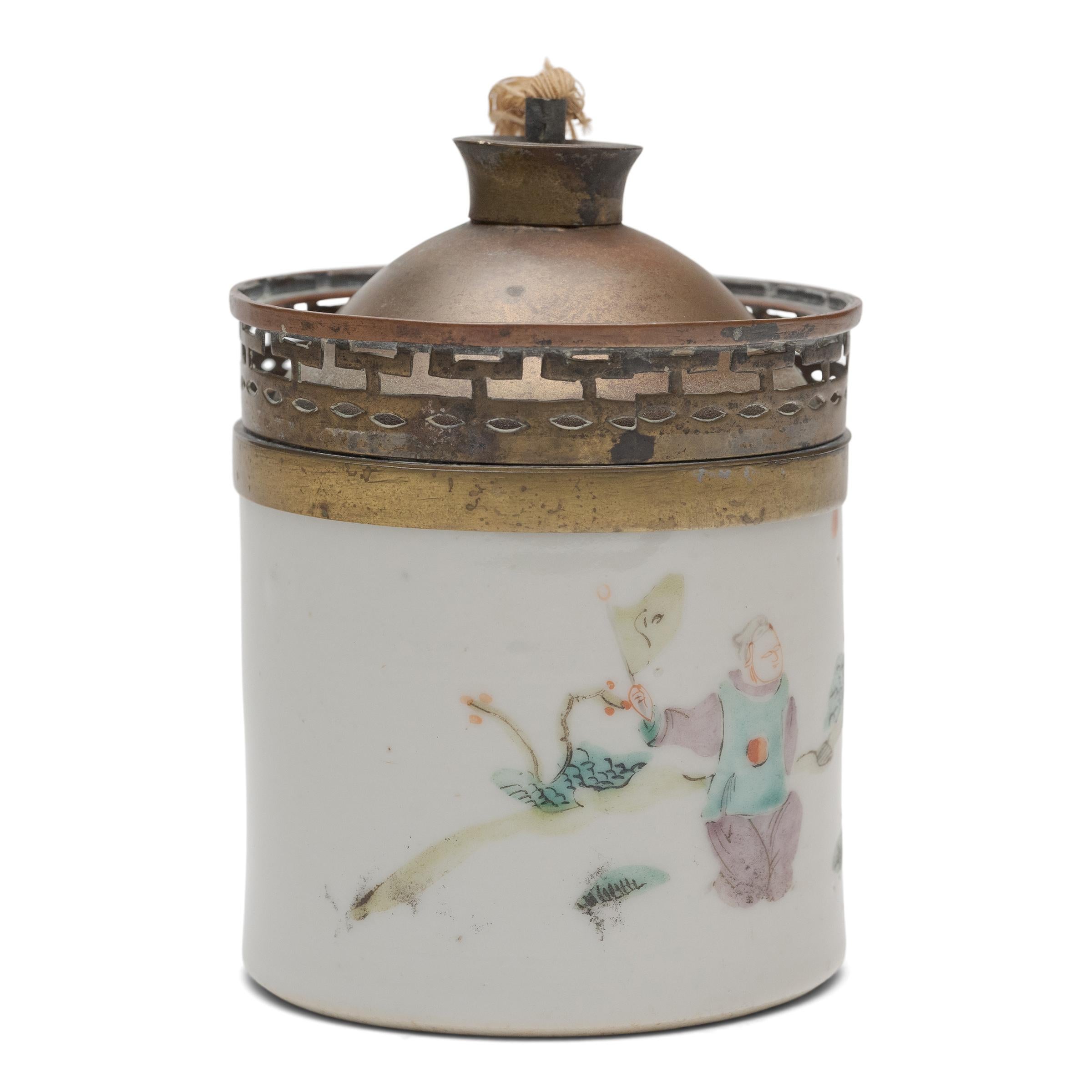 By the 18th century, opium use had become as central to Chinese social life as taking tea or smoking tobacco, fostering a subculture rich with its own customs, traditions, and exquisitely crafted accoutrements. Though missing its original glass