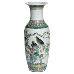 Vaso in porcellana antica Famille Verte Dinastia Qing Arte Antiques