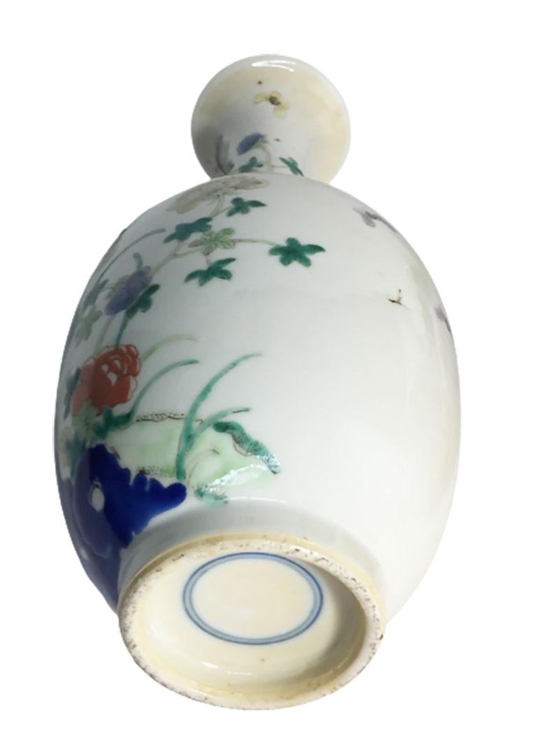Famille Verte Vases, Kangxi Period, 1662-1722 For Sale 1
