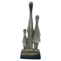 Family of Three Porcelain Sculpture by Howard Pierce