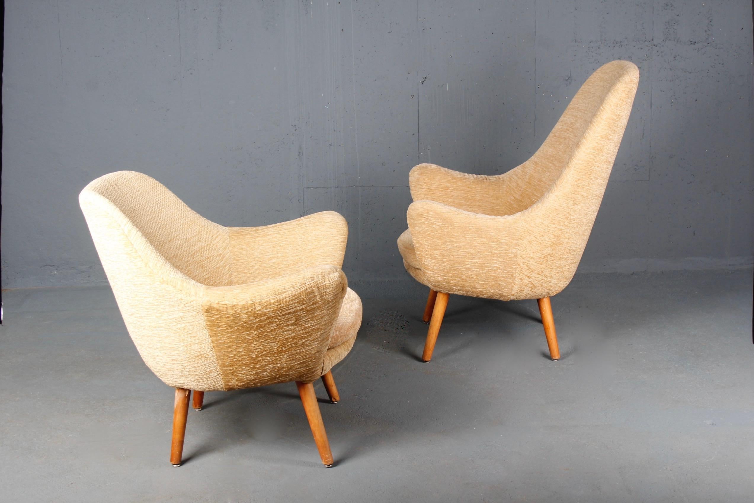 Fabric Family Pair of Armchairs