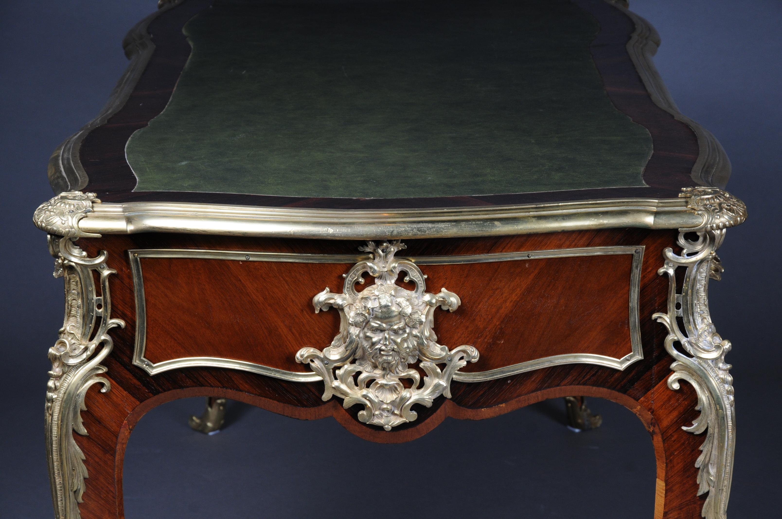 Famous French Bureau Plat or Desk Napoleon III, circa 1870 For Sale 2