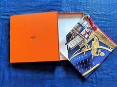 Famous Hermès Scarf entitled La Réale by Hugo Grygkar with its box Circa 1990