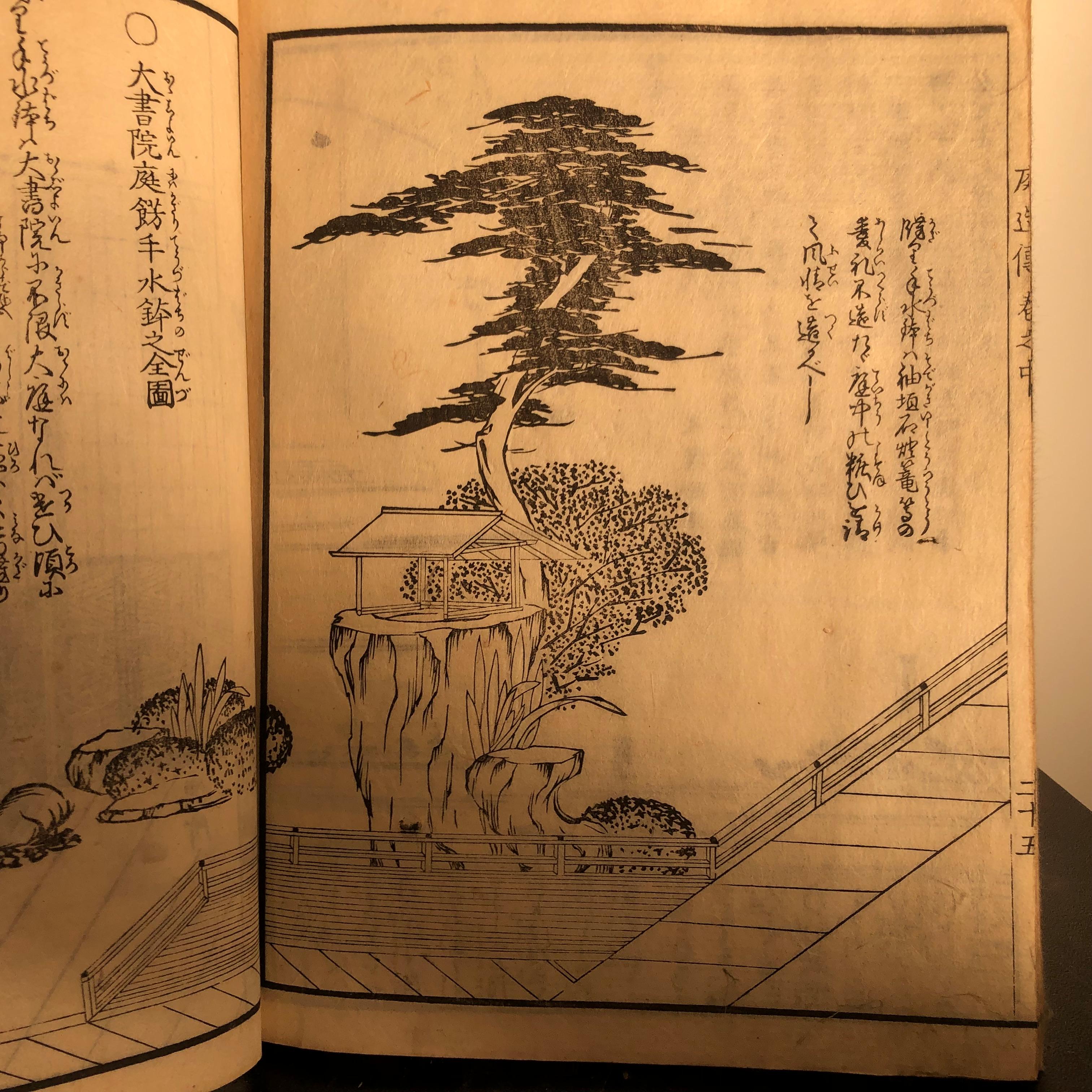 Famous Kyoto Gardens Complete Japanese Antique Woodblock Guide Book 19th Century 7